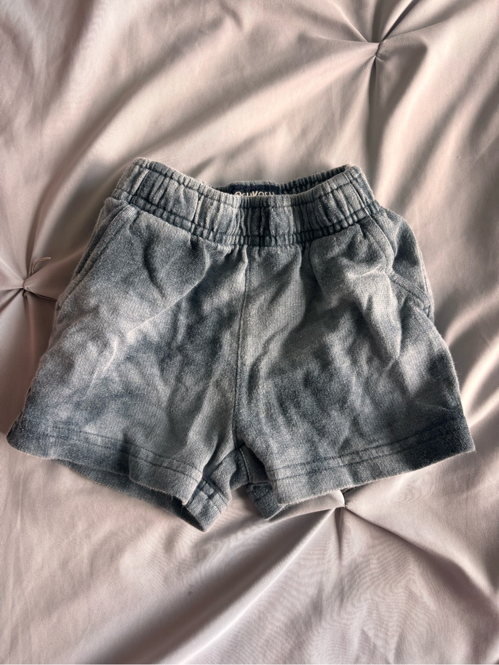OshKosh B'gosh Gray Elastic Waist Shorts 9 Month Boys Baby Shorts